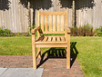 Teak garden armchair Bergamo