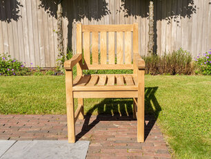 Teak garden armchair Bergamo