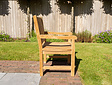 Teak garden armchair Bergamo