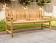 Teak garden bench Bergamo 180 cm
