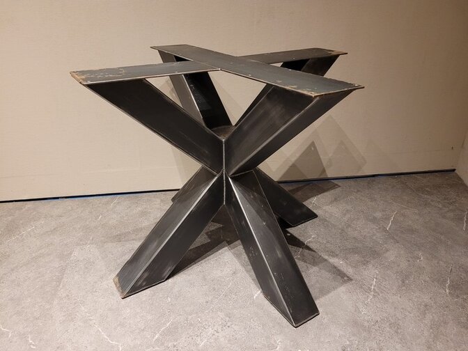 Double X leg – Rustic – 85 cm