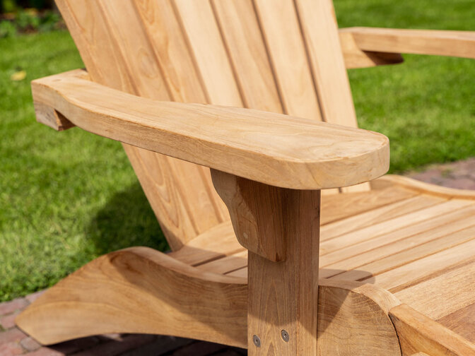 Riviera sun lounger with footstool