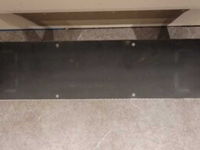 Metal table leg X – rustic black (per set) W60xD60xH67x100