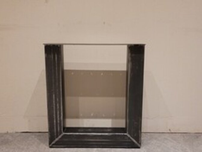 Metal table leg U – 10x10 cm – rustic (per set) W60 x D60 x H67 x100