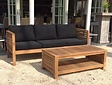Teak Palermo lounge table – coffee table.