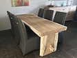 Tree trunk top table 100/110 x 240 cm x 10cm