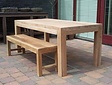 Teak Napoli garden table 90x190x77 cm