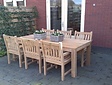 Teak garden table Napoli 100x240x77cm