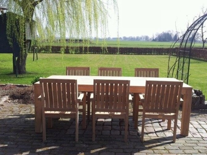 Teak garden table Napoli 240cm