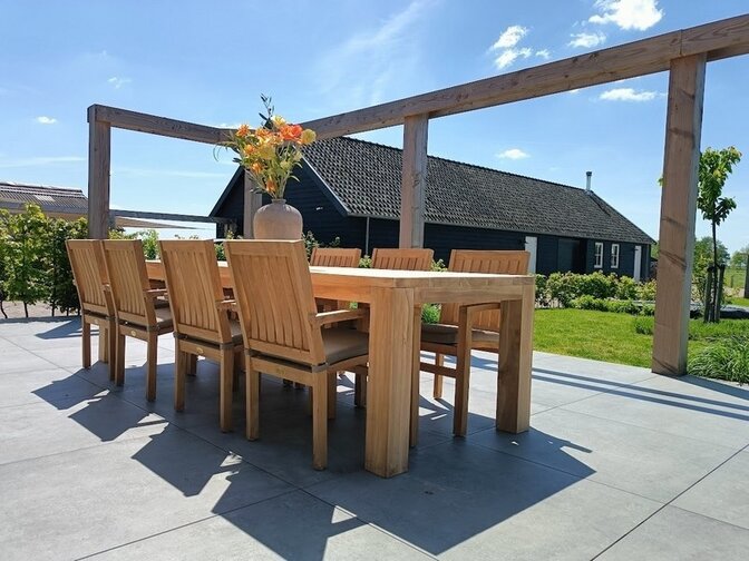 Teak Napoli garden table 300 cm