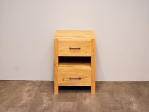 Wooden bathroom vanity 60 × 42 × 85 cm – natural