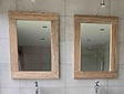 Mirror 68x85x9cm White Wash - Teak