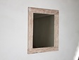 Mirror 68x85x9cm White Wash - Teak