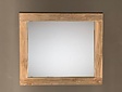 Mirror 98x85x9cm White Wash - Teak