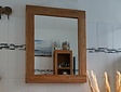 Mirror 60x80x9cm Natural - Teak