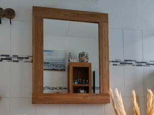 Mirror 60x80x9cm Natural - Teak