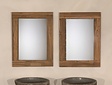 Mirror 60x80x9cm Natural - Teak