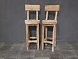 Suar bar stool with backrest