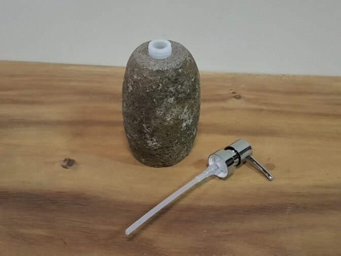 Medium soap dispenser- natural stone