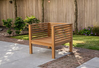 Teak lounge chairs