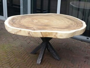 Unique Round Live Edge Table Tops