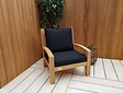 Teak lounge chair Modena
