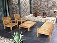Teak Lounge Sofa Modena