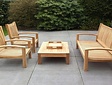 Teak lounge table Modena 120cmx75cmx28cm