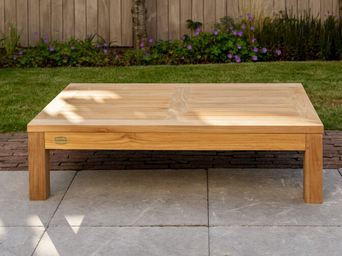 Teak lounge table Modena 120cmx75cmx28cm