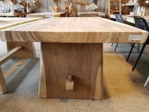 Wooden base for tree trunk table ( Set)  100/110x220cmx10cm,100/110x240cmx10cm,100/110x280cmx10cm,100/110x320cmx10cm