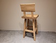 Suar bar chair with backrest