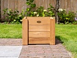 Teak flower box 50x50x40cm