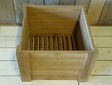 Teak flower box 70x70x50cm