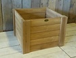 Teak flower box 70x70x50cm