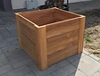 Teak flower box 90x90x70cm
