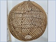 LAMPION GOLD Ø 40cm - Rattan
