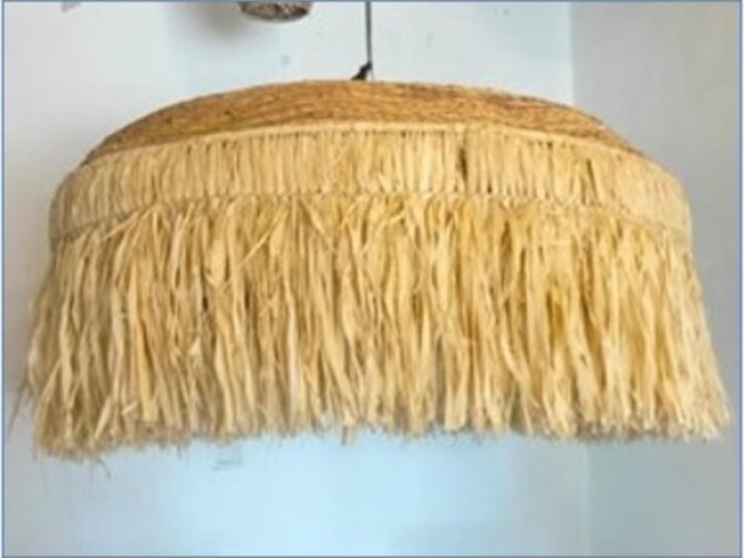 Pendant lamp 110cm - Agel leaves