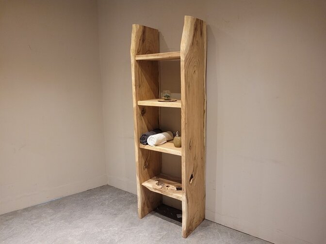 Suar wood bookcase 60x40x200cm