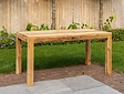Teak Napoli garden table 75x160x77cm