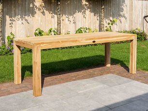 Teak Napoli garden table 80x220x77cm