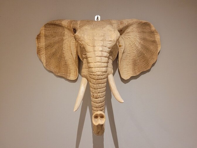 Wooden elephant - Size M