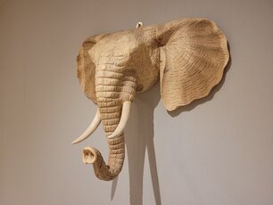 Wooden elephant - Size M