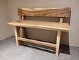 Suar bar bench with backrest - 160x45x7cm