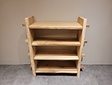 Suar wood bookcase 110x110cm