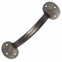 Schmiedeeisen Möbelgriff rund 203mm Zinn-Effekt antik