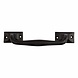 Good in Style Gusseisen Handgriff Rechteck schwarz lackiert - 200mm Good in Style Gusseisen Handgriff Rechteck schwarz lackiert - 200mm