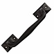Good in Style Gusseisen Handgriff Rechteck schwarz lackiert - 200mm Good in Style Gusseisen Handgriff Rechteck schwarz lackiert - 200mm