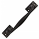 Good in Style Gusseisen Handgriff Rechteck schwarz lackiert - 250mm Good in Style Gusseisen Handgriff Rechteck schwarz lackiert - 250mm