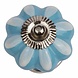 Good in Style Porzellanknauf blau/weiße Blume Good in Style Porzellanknauf blau/weiße Blume