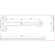 Ludlow Foundries Gusseisen Zierscharnier 305 x 137mm Ludlow Foundries Gusseisen Zierscharnier 305 x 137mm